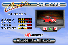 Cruis'n Velocity screenshot 5 for GameBoy Advance